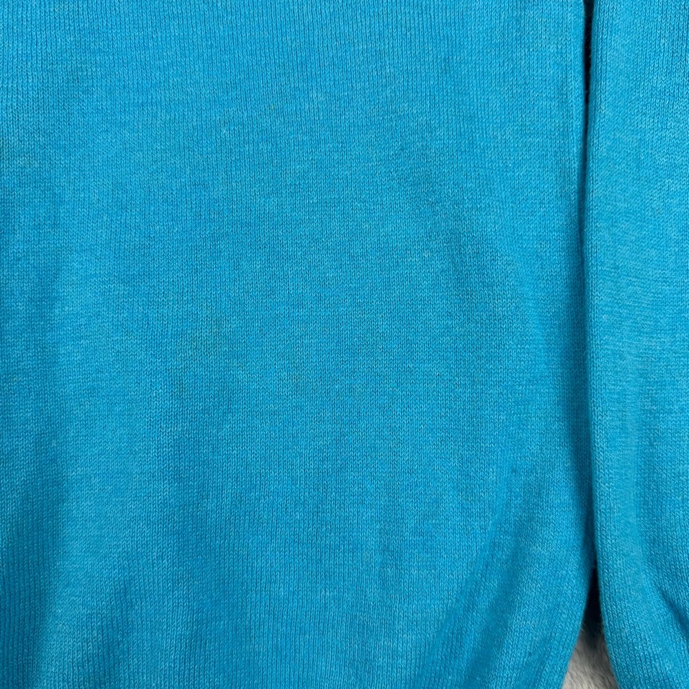 Peter Millar Men’s Sweater XL Blue Long Sleeve Cashmere Blend Pullover Golf - Picture 10 of 11